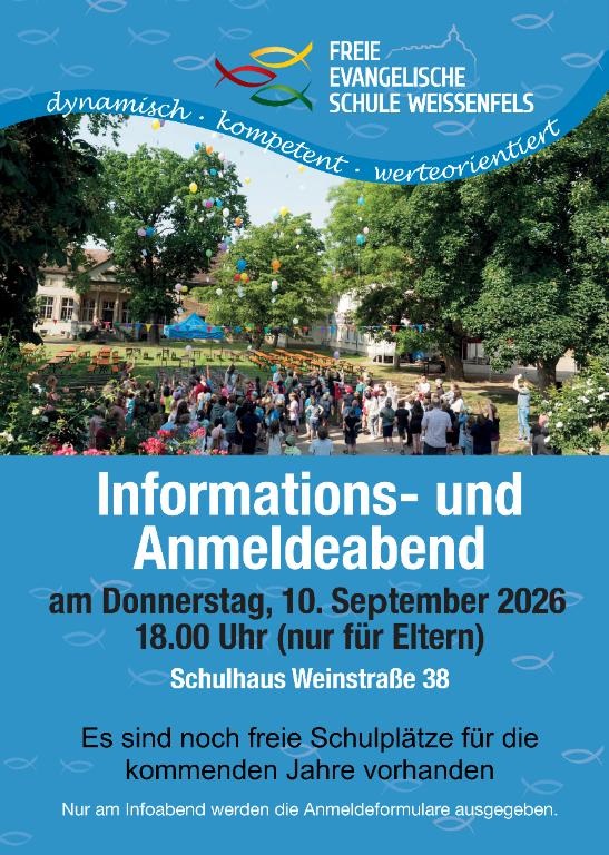 Informations- und Anmeldeabend 10. September 2026